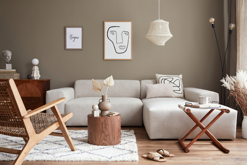 Home staging d'un salon dans les Yvelines 78