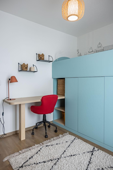 R&eacute;novation de deux chambres d'enfants &agrave; Colombes