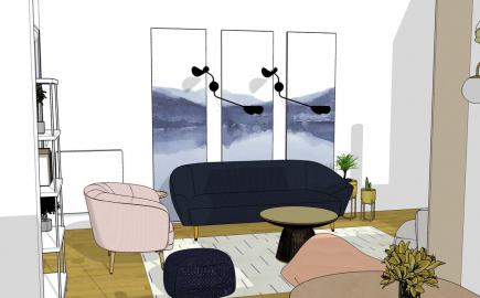 R&eacute;novation compl&egrave;te d'un duplex atypique de 80 m2