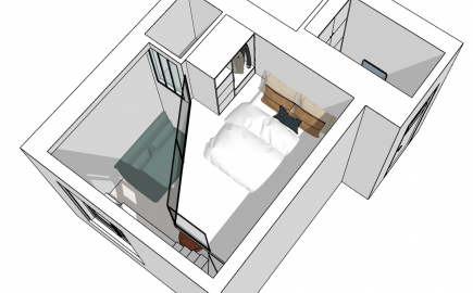 R&eacute;novation compl&egrave;te d'un studio &agrave; Paris 75008
