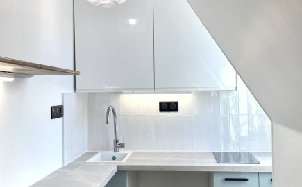 Un studio transform&eacute; sous les toits d'Asni&egrave;res-sur-Seine 92